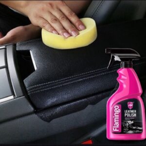 Flamingo Leather Polish Spray-Car Dashboard & Seat Cover Cleaner- 500ML