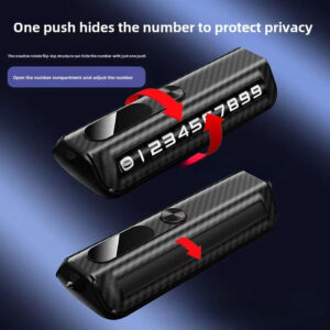 Parking Number Plate with Emergency Hammer